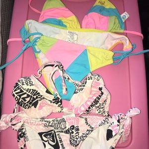 Roxy Bikinis gently used Size Sm